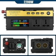 CHENGSI 1200Watt Pure Sine Wave Car Power Inverter DC 12V to AC 220V Power Converter for Home RV Cars Trucks Outdoor Camping Off Grid Solar Inverters